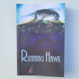 5/$12 Book Running Hawk Jad Davis Historical Fiction Alien Encounter Native Amer